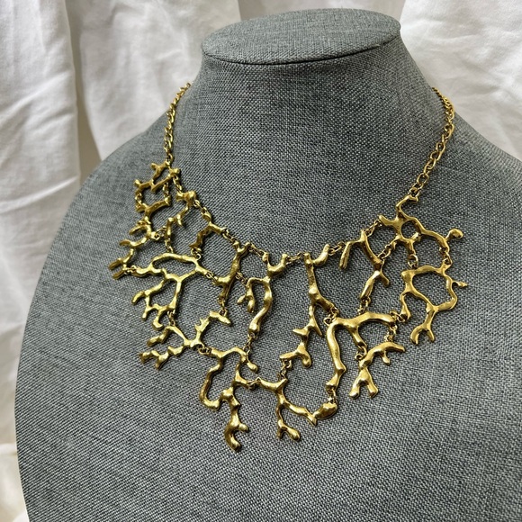 Fashion Jewelry Ladys Choker Style 14kt. Gold Plated Necklace. Amazingly Y2K. - Picture 4 of 10